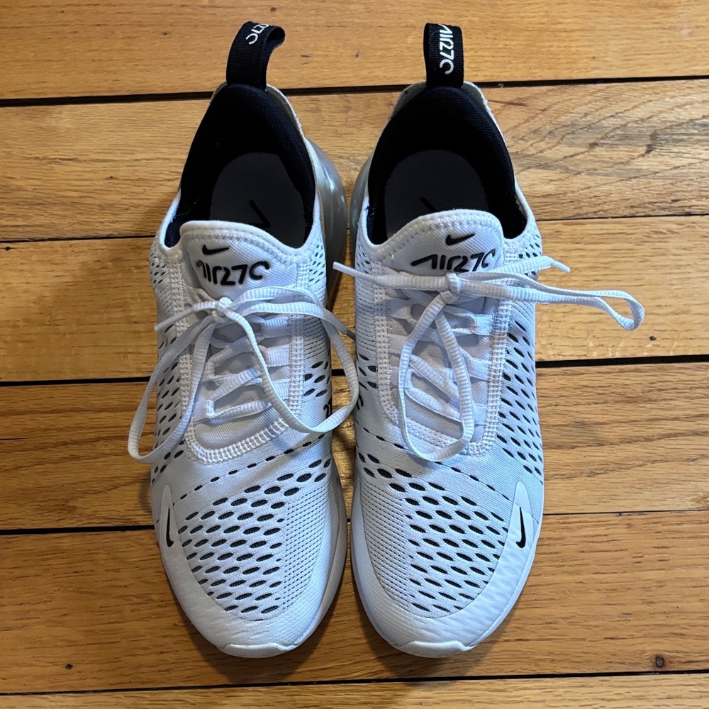 Nike Women’s Air Max 270 Sneakers in White and Black color way